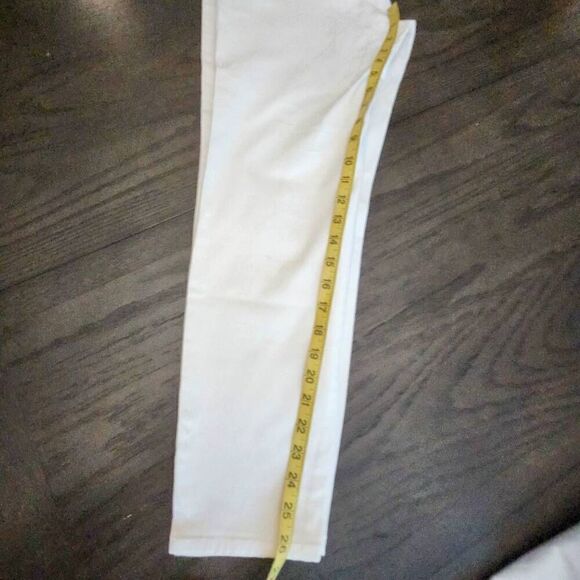 Gloria Vanderbilt Women's Amanda Classic Rise Stretch Denim Crop Jeans White Sz - Picture 6 of 7